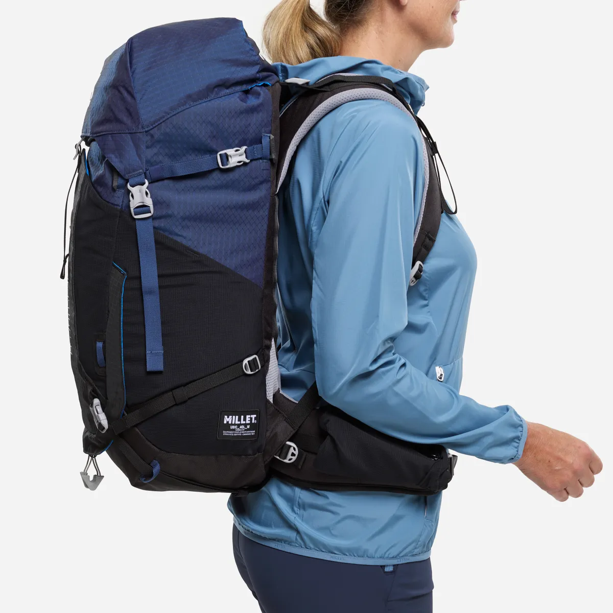 Zaino Ubic Donna Millet E-black/dark Blue 40l - immagine 3