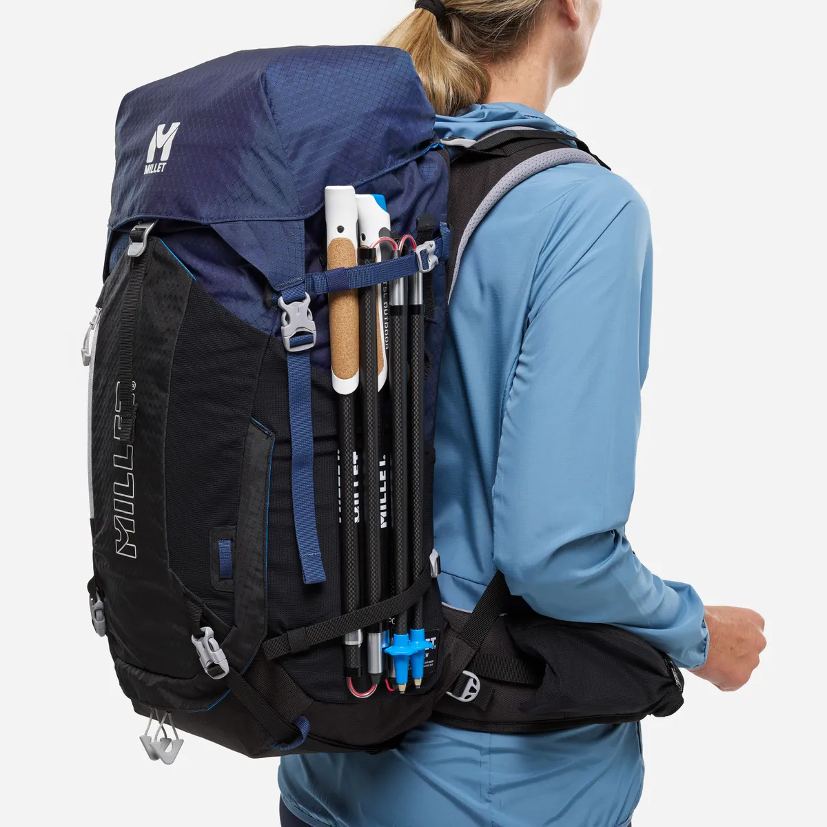 Zaino Ubic Donna Millet E-black/dark Blue 40l - immagine 4